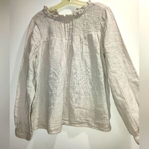 Sonoma Off-White Ruffled Blouse